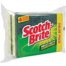 Scotch Brite Scrub & Sponge 4Pk 215